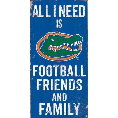 CASEYS Florida Gators Sign Wood 6x12 Football Friends and Family Design Color Special Order 7846017424